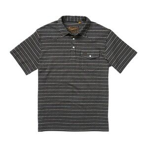 Howler Brothers Ranchero Jacquard Polo in Antique Black Size Large